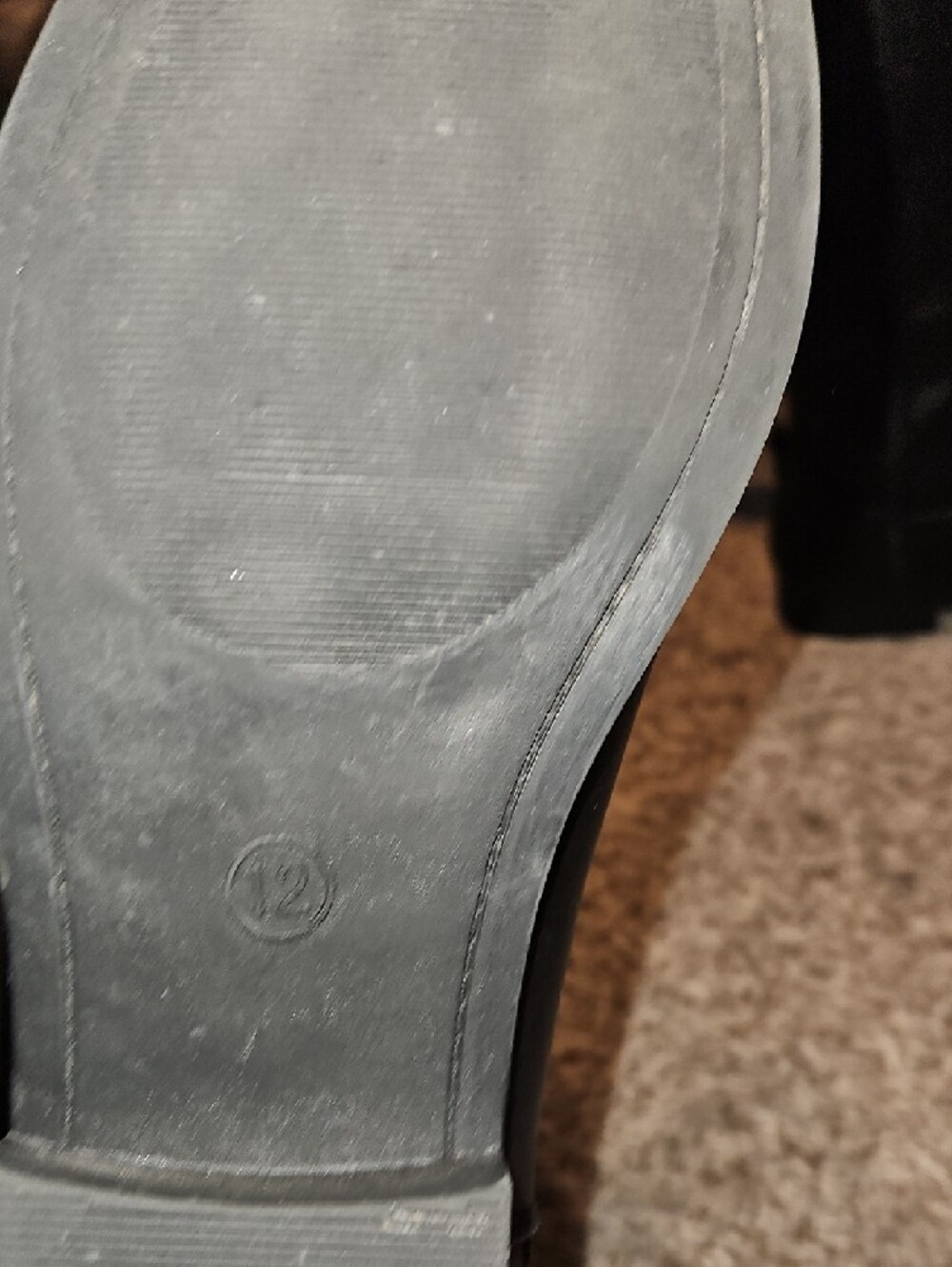 Universal Thread Black Knee High Zip Riding Boots - Picture 3 of 4